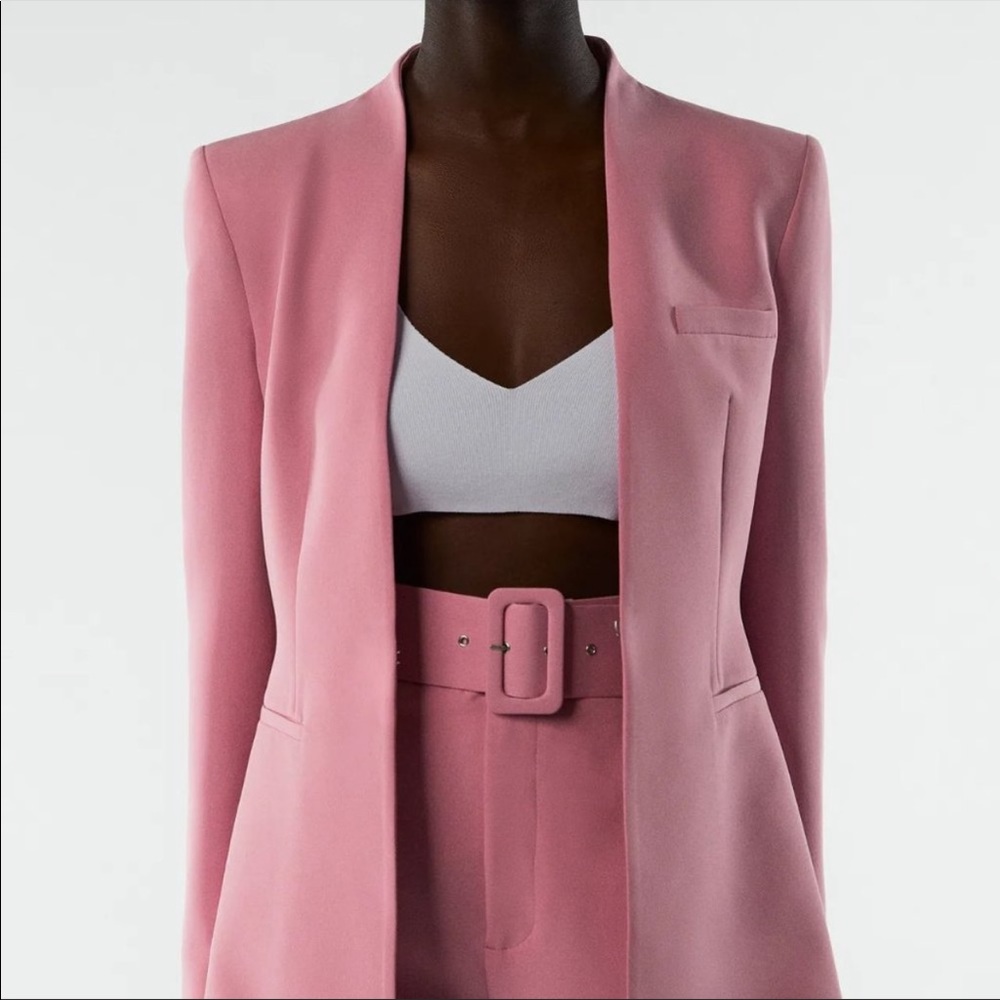 Pink Zara Blazer